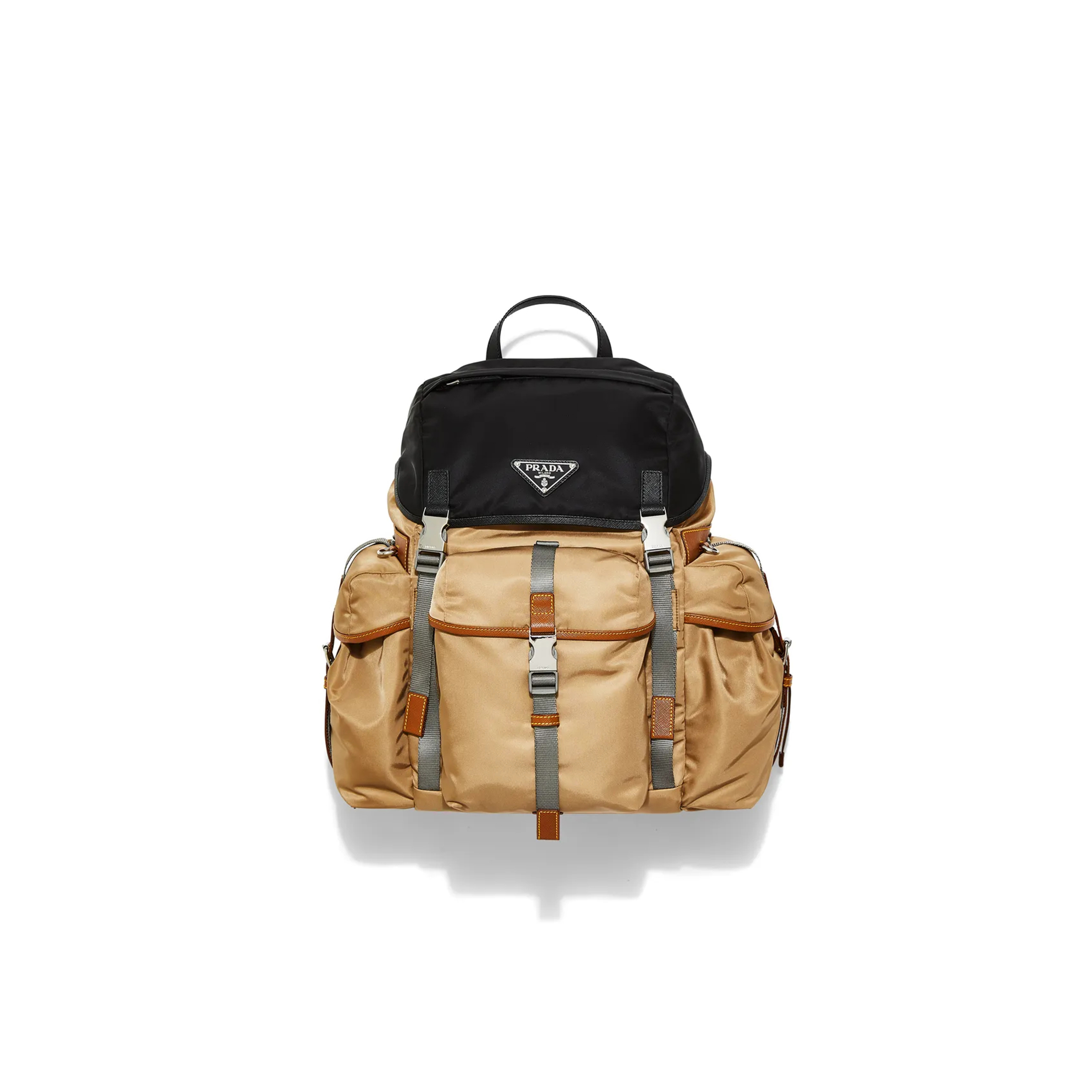 Pra*a brown backpack 2vz074 (43*37*17cm)